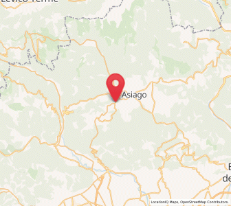 Map of Canove di Roana, Veneto