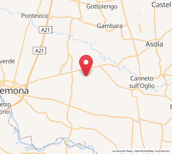 Map of Cappella de' Picenardi, Lombardy