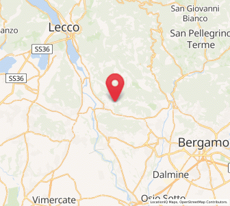 Map of Caprino, Lombardy