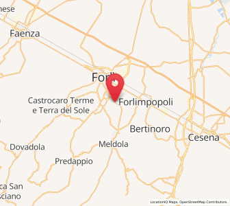 Map of Carpena, Emilia-Romagna