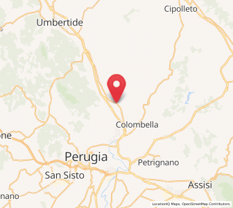 Map of Casa del Diavolo, Umbria