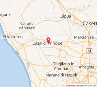 Map of Casal di Principe, Campania