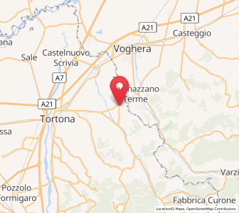 Map of Casalnoceto, Piedmont