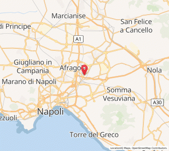 Map of Casalnuovo di Napoli, Campania