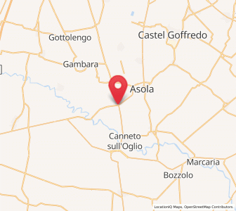 Map of Casalromano, Lombardy