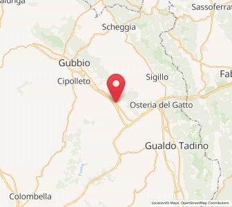 Map of Casanova di Torre, Umbria