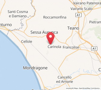 Map of Casanova, Campania