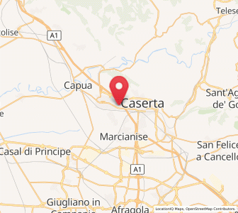 Map of Casapulla, Campania