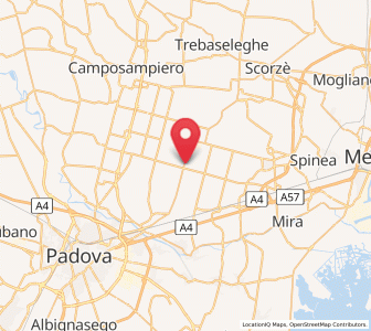 Map of Caselle, Veneto