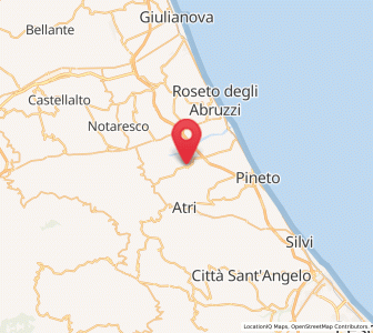 Map of Casoli, Abruzzo