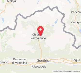 Map of Caspoggio, Lombardy