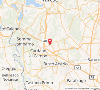 Map of Cassano Magnago, Lombardy