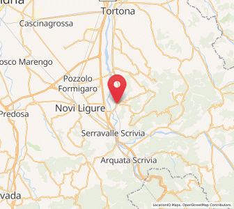 Map of Cassano Spinola, Piedmont