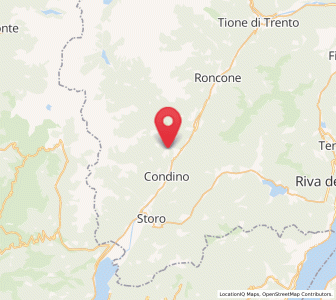 Map of Castel Condino, Trentino-Alto Adige