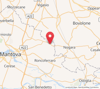 Map of Castel d'Ario, Lombardy