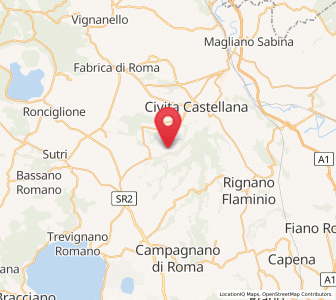 Map of Castel Sant'Elia, Lazio