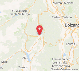 Map of Castelfondo, Trentino-Alto Adige