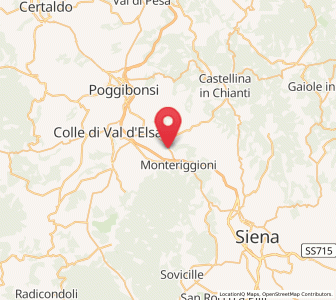 Map of Castellina Scalo, Tuscany