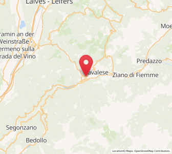 Map of Castello Molina di Fiemme, Trentino-Alto Adige