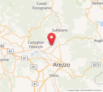 Map of Castelluccio, Tuscany