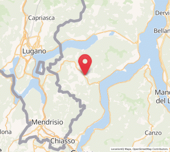 Map of Castiglione d'Intelvi, Lombardy