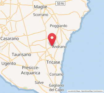 Map of Castiglione, Apulia