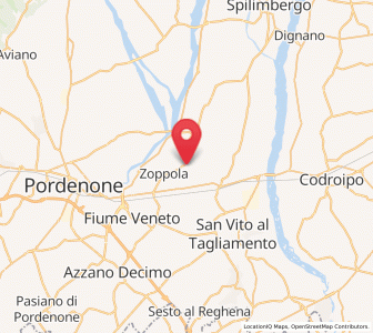 Map of Castions, Friuli Venezia Giulia