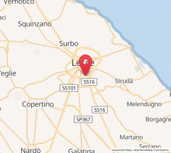 Map of Castromediano, Apulia