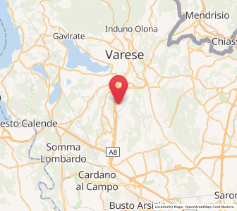 Map of Castronno, Lombardy