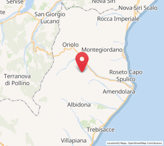 Map of Castroregio, Calabria