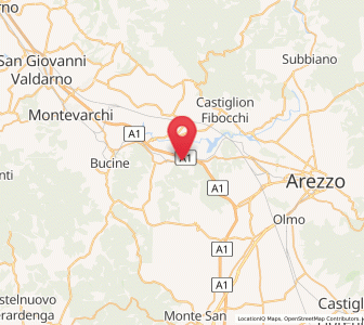 Map of Cavi-Casalone, Tuscany