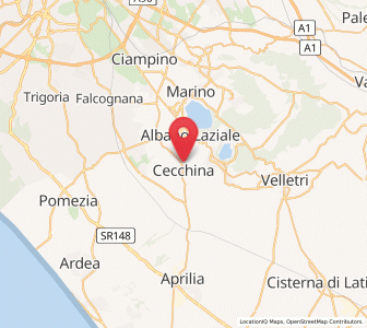 Map of Cecchina, Lazio