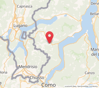 Map of Cerano d'Intelvi, Lombardy