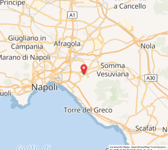 Map of Cercola, Campania