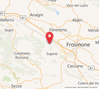 Map of Cerquotti-Madonna del Piano, Lazio