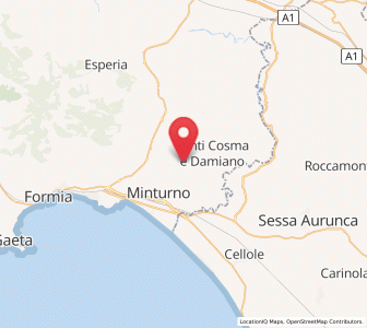 Map of Cerri Aprano, Lazio