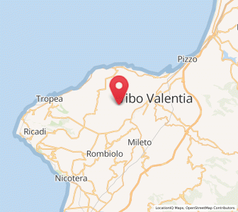 Map of Cessaniti, Calabria