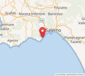 Map of Cetara, Campania