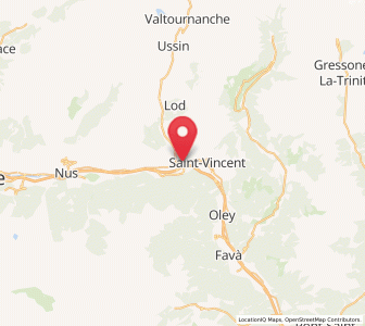 Map of Chatillon, Aosta Valley