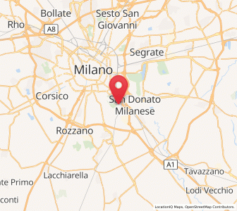 Map of Chiaravalle, Lombardy