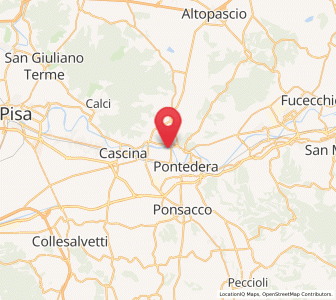 Map of Chiesino-Collodi, Tuscany
