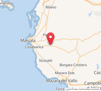 Map of Ciavolo, Sicily