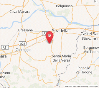 Map of Cigognola, Lombardy