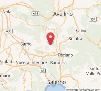 Map of Ciorani, Campania