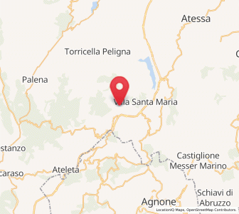 Map of Civitaluparella, Abruzzo