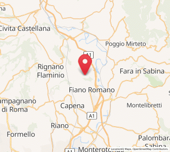 Map of Civitella San Paolo, Lazio