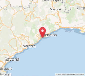 Map of Cogoleto, Liguria
