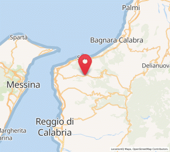 Map of Colelli, Calabria