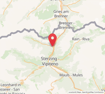 Map of Colle Isarco, Trentino-Alto Adige