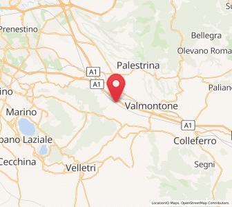 Map of Colle Spina, Lazio